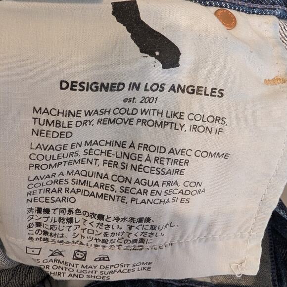 AG Adriano Goldschmied Angeline Mid Rise Flare Jeans Medium Wash - Size 26 - Picture 10 of 10